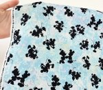 Photo3: 💕Micky & Minnie Mouse【預訂商品（約 20日到貨）】🔴日本製｜100% 棉 ~ 牛津布｜Disney Mickey & Minnie Mouse 迪士尼米奇與米妮剪影 柔和、復古 ｜2026年 7月 (3)