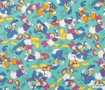 Photo4: 💕Donald Duck & Daisy Duck【預訂商品（約 20日到貨）】🔴日本製｜100% 棉 ~ 牛津布｜Disney 唐老鴨 & 黛絲 情侶互動、雪糕、蝴蝶結、眼鏡  ｜2026年 7月 (4)