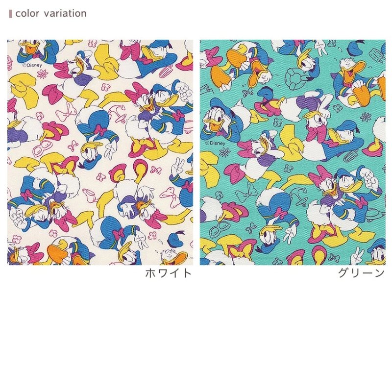 Photo6: 💕Donald Duck & Daisy Duck【預訂商品（約 20日到貨）】🔴日本製｜100% 棉 ~ 牛津布｜Disney 唐老鴨 & 黛絲 情侶互動、雪糕、蝴蝶結、眼鏡  ｜2026年 7月 (6)