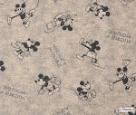 Photo7: 💕Micky & Minnie Mouse【預訂商品（約 20日到貨）】🔴日本製｜85%棉 15%麻 : 透氣乾爽、扎實耐磨｜Disney Mickey & Minnie Mouse 迪士尼米奇與米妮 復古懷舊風格｜2026年 8月 (7)