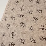 Photo4: 💕Micky & Minnie Mouse【預訂商品（約 20日到貨）】🔴日本製｜85%棉 15%麻 : 透氣乾爽、扎實耐磨｜Disney Mickey & Minnie Mouse 迪士尼米奇與米妮 復古懷舊風格｜2026年 8月 (4)