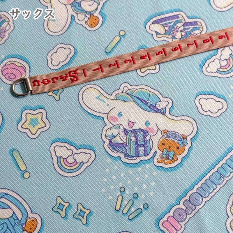 Photo5: 💕Cinnamoroll【預訂商品（約 20日到貨）】🔵日本製｜100% 棉 ~ 牛津布｜Sanrio 玉桂狗 學院風｜2026年 8月 (5)