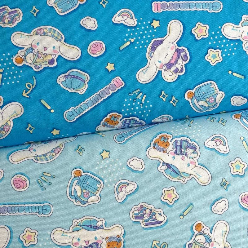 Photo1: 💕Cinnamoroll【預訂商品（約 20日到貨）】🔵日本製｜100% 棉 ~ 牛津布｜Sanrio 玉桂狗 學院風｜2026年 8月 (1)