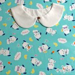 Photo5: 💕Pochacco【預訂商品（約 20日到貨）】🔵日本製｜100% 棉 ~ 牛津布｜Sanrio 帕恰狗 PC狗 日系軟萌的風格 水果風｜2026年 8月 (5)