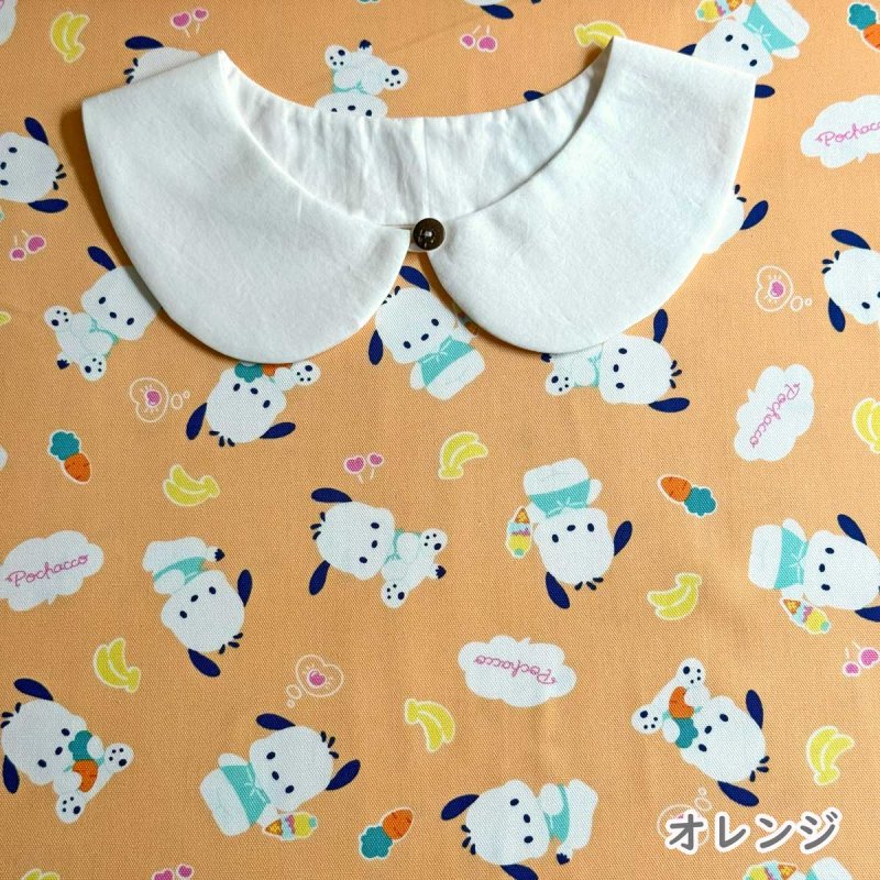 Photo3: 💕Pochacco【預訂商品（約 20日到貨）】🔵日本製｜100% 棉 ~ 牛津布｜Sanrio 帕恰狗 PC狗 日系軟萌的風格 水果風｜2026年 8月 (3)