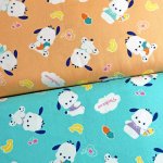 Photo1: 💕Pochacco【預訂商品（約 20日到貨）】🔵日本製｜100% 棉 ~ 牛津布｜Sanrio 帕恰狗 PC狗 日系軟萌的風格 水果風｜2026年 8月 (1)