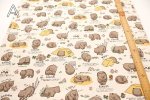 Photo6: 袋熊【日本選物｜預訂商品（約 20 日到貨）】🟡日本製｜100% 棉 ~ 牛津布｜動物 Wombat 肥嘟嘟｜2026年 8月 (6)