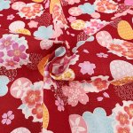 Photo3: 🌸 櫻花【日本選物｜預訂商品（約20日到港）】🔴日本製｜100% 棉 薄 十字織棉布｜櫻花、梅花以及傳統幾何圓形花紋｜2026年 8月 (3)