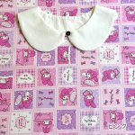 Photo8: 💕MY MELODY【預訂商品（約 20日到貨）】🟣日本製｜100% 棉 ~ 牛津布｜Sanrio 美樂蒂照鏡子 氣球 可愛復古圖案｜2026年 8月 (8)