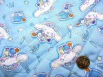Photo3: 💕Cinnamoroll【預訂商品（約 20日到貨）】🔵日本製｜絎縫 車棉布｜Sanrio 玉桂狗 學院風｜2026年 8月 (3)