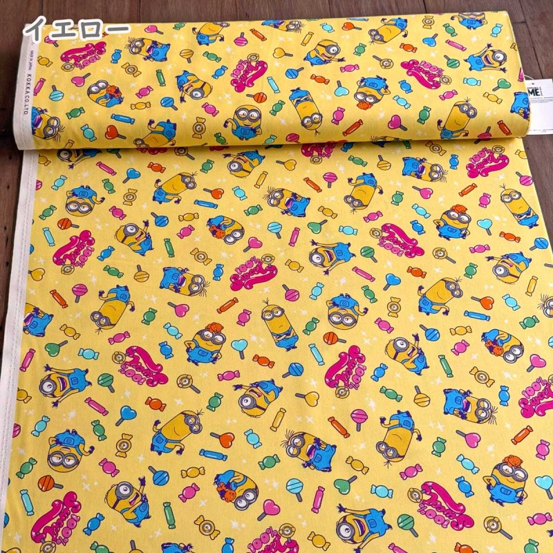 Photo7: 💕Minions【預訂商品（約 20日到港）】🟣日本製｜100% 棉 ~ 牛津布｜迷你兵團 糖果｜2026年 8月 (7)
