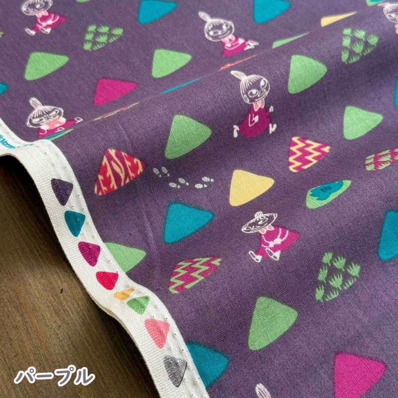 Photo8: 💕Little My【預訂商品（約 20日到港）】🟣日本製｜100% 棉 ~ 床單厚度｜MOOMIN × 河東梨香 小美 阿美 小不點 幾何三角 帶有精緻的銀色亮粉細節｜2026年 9月 (8)