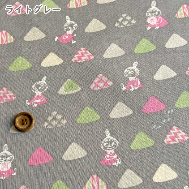 Photo2: 💕Little My【預訂商品（約 20日到港）】🟣日本製｜100% 棉 ~ 床單厚度｜MOOMIN × 河東梨香 小美 阿美 小不點 幾何三角 帶有精緻的銀色亮粉細節｜2026年 9月 (2)