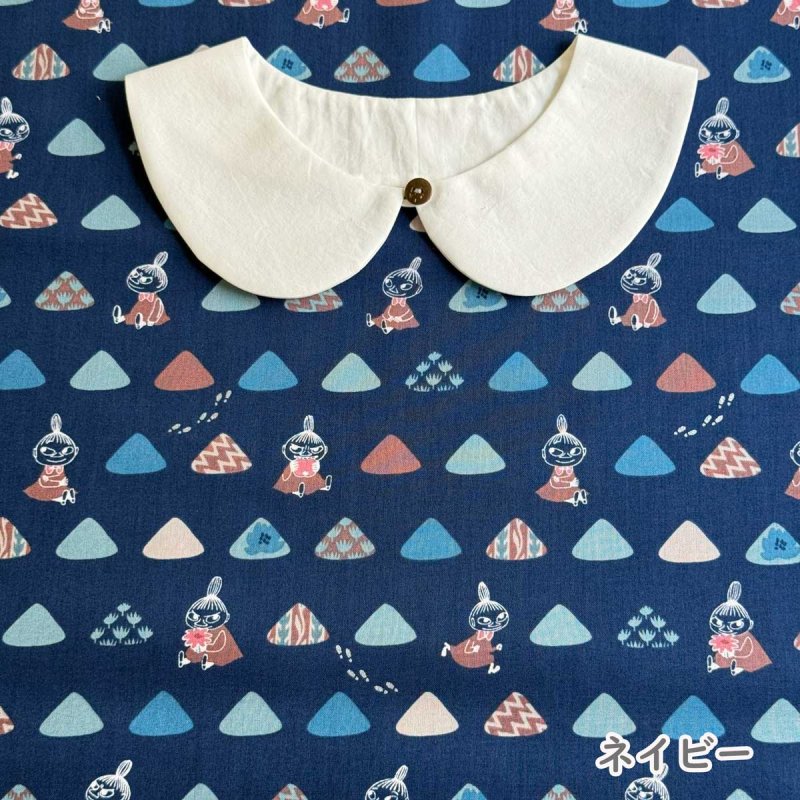 Photo5: 💕Little My【預訂商品（約 20日到港）】🟣日本製｜100% 棉 ~ 床單厚度｜MOOMIN × 河東梨香 小美 阿美 小不點 幾何三角 帶有精緻的銀色亮粉細節｜2026年 9月 (5)
