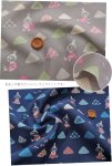 Photo10: 💕Little My【預訂商品（約 20日到港）】🟣日本製｜100% 棉 ~ 床單厚度｜MOOMIN × 河東梨香 小美 阿美 小不點 幾何三角 帶有精緻的銀色亮粉細節｜2026年 9月 (10)