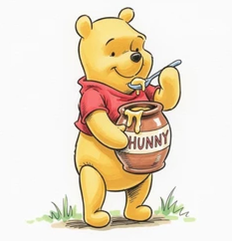 Photo3: 💕Winnie The Pooh【預訂商品(約 20日到港)】🔴日本製|100% 棉 ~ 牛津布|Disney 小熊維尼 懷舊復古風的方塊拼布風|2026年 9月