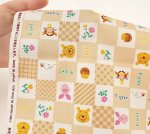 Photo2: 💕Winnie The Pooh【預訂商品（約 20日到港）】🔴日本製｜100% 棉 ~ 牛津布｜Disney 小熊維尼 百畝森林好朋友 市松方格 棋盤格 Piglet 跳跳虎｜2026年 9月 (2)