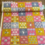 Photo5: 💕姆明【預訂商品（約 20日到港）】🟣日本製｜100% 棉 ~ 牛津布｜MOOMIN × 河東梨香 森林與花朵之間 拼布風｜2026年 9月 (5)
