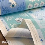 Photo8: 💕姆明【預訂商品（約 20日到港）】🟣日本製｜100% 棉 ~ 牛津布｜MOOMIN × 河東梨香 森林與花朵之間 拼布風｜2026年 9月 (8)