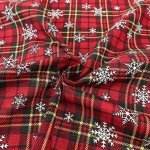 Photo5: 🎄Christmas【日本選物｜預訂商品（約 20 日到港）】🔴日本製｜100% 棉 床單厚度｜聖誕節 經典聖誕格紋 雪花｜2026年 9月 (5)