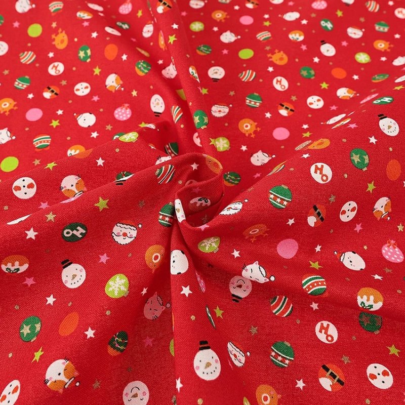 Photo8: 🎄Christmas【日本選物｜預訂商品（約 20 日到港）】🔴日本製｜100% 棉 床單厚度｜聖誕節 波點 貓咪 雪人 馴鹿 聖誕帽與星星｜2026年 9月 (8)