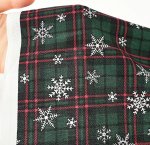 Photo3: 🎄Christmas【日本選物｜預訂商品（約 20 日到港）】🔴日本製｜100% 棉 床單厚度｜聖誕節 經典聖誕格紋 雪花｜2026年 9月 (3)