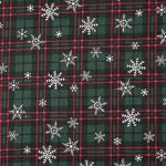 Photo4: 🎄Christmas【日本選物｜預訂商品（約 20 日到港）】🔴日本製｜100% 棉 床單厚度｜聖誕節 經典聖誕格紋 雪花｜2026年 9月 (4)