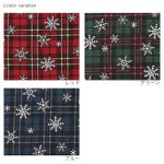 Photo2: 🎄Christmas【日本選物｜預訂商品（約 20 日到港）】🔴日本製｜100% 棉 床單厚度｜聖誕節 經典聖誕格紋 雪花｜2026年 9月 (2)