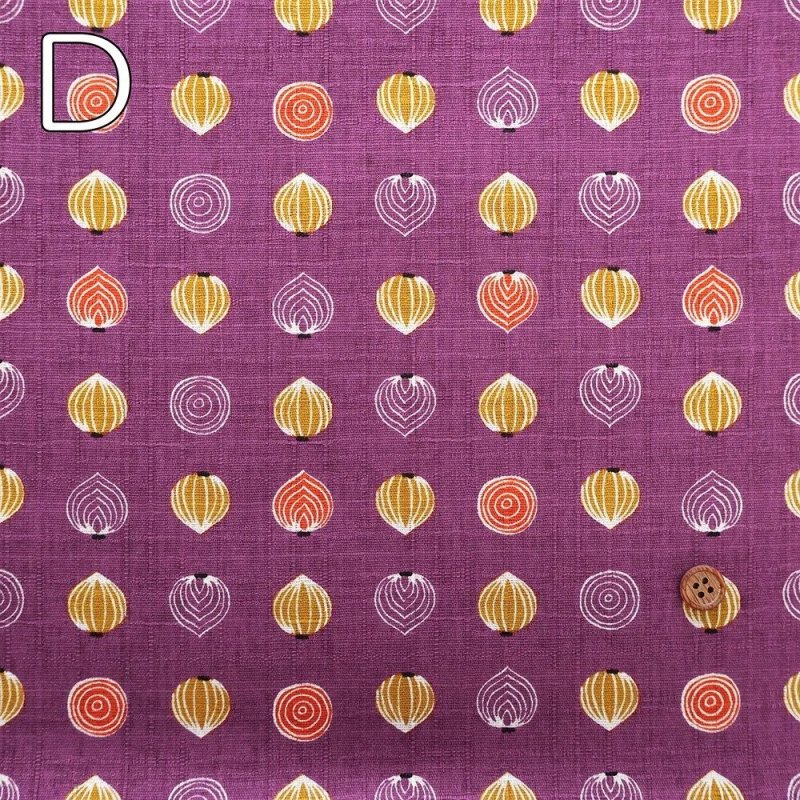 Photo7: 🇯🇵 蔬菜【日本選物｜預訂商品（約 20日到港）】🔴日本製｜100% 棉 薄 多臂織法｜京野菜 洋蔥｜2026年 9月 (7)