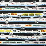 Photo5: 💕新幹線 列車【預訂商品（約 20日到港）】🟦日本製｜100% 棉 ~ 牛津布｜日本多美 Takara Tomy Plarail 鐵道王國 火車｜2026年 9月 (5)