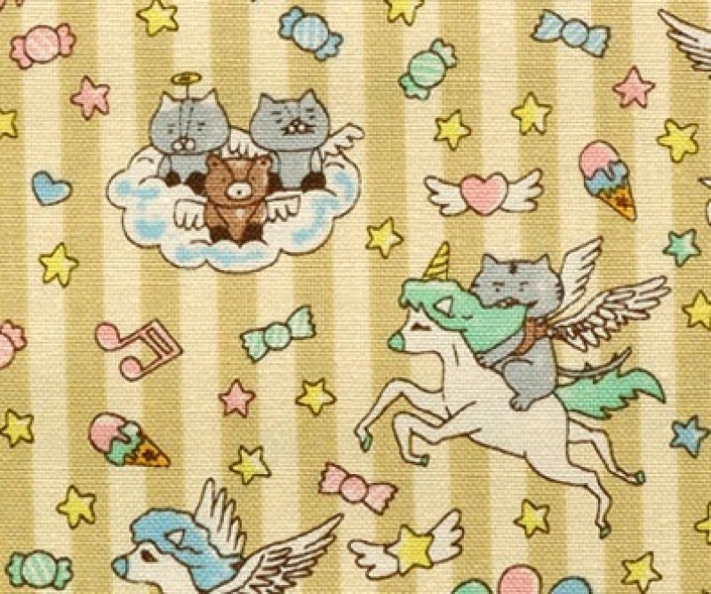 Photo2: 💕Cotton Kobayashi【日本選物|預訂商品(約 20日到港)】🟤日本製|100% 棉 "Broadcloth / 府綢" 偏薄、輕盈 摸起來平滑、細緻且親膚|花畑貓 動物 花海|2026年 9月