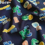 Photo5: 💕Minecraft【預訂商品（約 20日到港）】🟣日本製｜100% 棉 ~ 牛津布｜像素風字母與標誌圖案｜2026年 9月 (5)