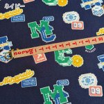 Photo6: 💕Minecraft【預訂商品（約 20日到港）】🟣日本製｜100% 棉 ~ 牛津布｜像素風字母與標誌圖案｜2026年 9月 (6)