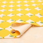 Photo3: 🍋檸檬【日本選物｜預訂商品（約 20 日到港）】🟡日本製｜100% 棉 牛津布｜lemon 圖案大約 有 6-7cm ｜2026年 9月 (3)