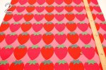 Photo5: 🍓滿滿草莓【日本選物｜預訂商品（約 20 日到港）】🟡日本製｜100% 棉 牛津布｜strawberry 士多啤梨 圖案大約 有 8.5-9cm ｜2026年 9月 (5)