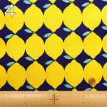 Photo6: 🍋檸檬【日本選物｜預訂商品（約 20 日到港）】🟡日本製｜100% 棉 牛津布｜lemon 圖案大約 有 6-7cm ｜2026年 9月 (6)