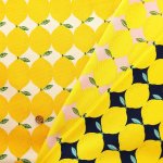 Photo1: 🍋檸檬【日本選物｜預訂商品（約 20 日到港）】🟡日本製｜100% 棉 牛津布｜lemon 圖案大約 有 6-7cm ｜2026年 9月 (1)