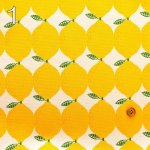 Photo4: 🍋檸檬【日本選物｜預訂商品（約 20 日到港）】🟡日本製｜100% 棉 牛津布｜lemon 圖案大約 有 6-7cm ｜2026年 9月 (4)