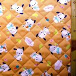 Photo2: 💕Pochacco【預訂商品（約 20日到港）】🔵日本製｜絎縫 車棉布｜Sanrio 帕恰狗 PC狗 日系軟萌的風格 水果風｜2026年 8月 (2)