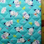 Photo3: 💕Pochacco【預訂商品（約 20日到港）】🔵日本製｜絎縫 車棉布｜Sanrio 帕恰狗 PC狗 日系軟萌的風格 水果風｜2026年 8月 (3)