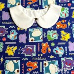 Photo3: 💕Pokémon【預訂商品（約 20日到港）】🟣日本製｜100% 棉 ~ 牛津布｜第一世代經典寶可夢 比卡超 卡比獸  小火龍｜2026年 10月 (3)