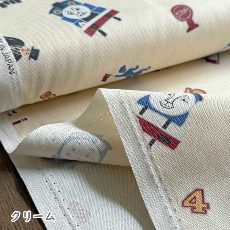 Photo1: 🚊Thomas & Friends【預訂商品（約 20日到港）】🟣日本製｜100% 棉 ~ 牛津布｜湯瑪士小火車 日系復古風 可愛火車頭與數字｜2026年 10月