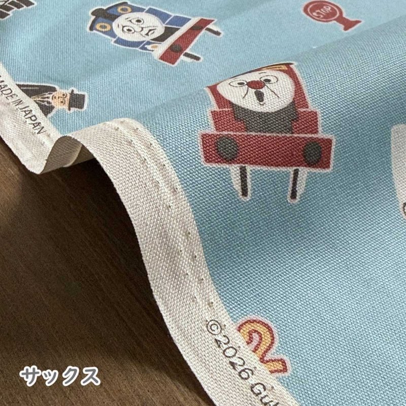 Photo4: 🚊Thomas & Friends【預訂商品（約 20日到港）】🟣日本製｜100% 棉 ~ 牛津布｜湯瑪士小火車 日系復古風 可愛火車頭與數字｜2026年 10月 (4)