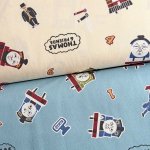 Photo1: 🚊Thomas & Friends【預訂商品（約 20日到港）】🟣日本製｜100% 棉 ~ 牛津布｜湯瑪士小火車 日系復古風 可愛火車頭與數字｜2026年 10月 (1)