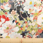 Photo7: 🇯🇵大牡丹【日本選物｜預訂商品（約 20 日到港）】🟡日本製｜100% 棉 床單厚度｜和風 日式 日系友禅風 Yuzen 大花圖案 牡丹、菊、藤花、蝴蝶｜2026年 10月 (7)