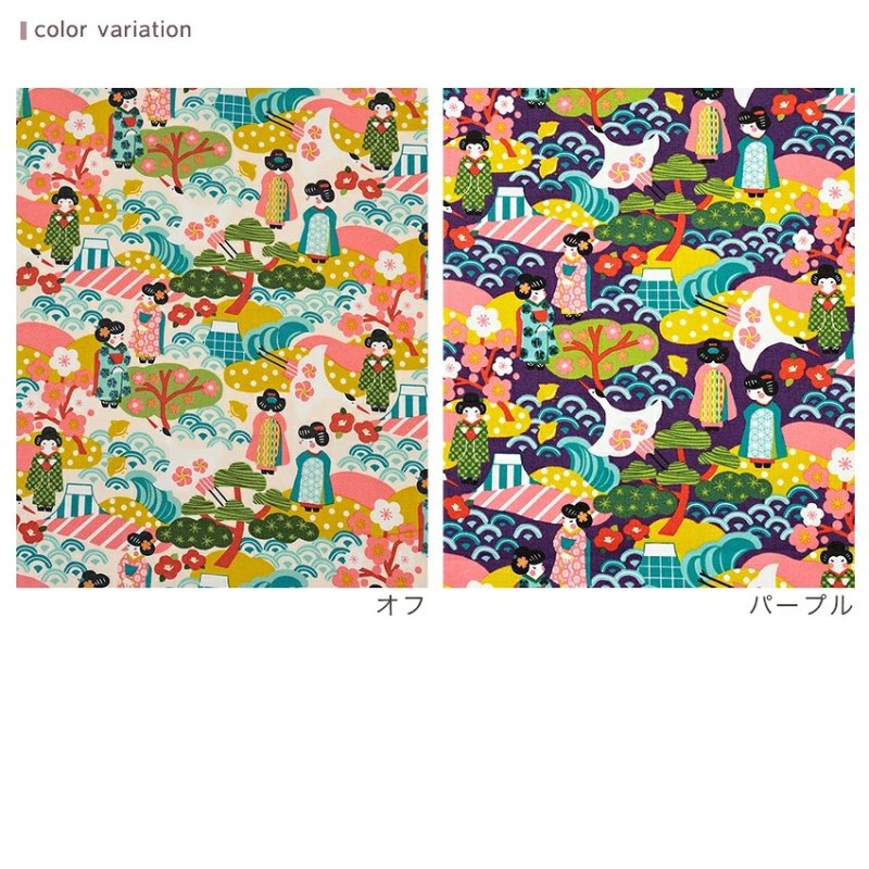 Photo2: 🇯🇵舞妓【日本選物｜預訂商品（約 20 日到港）】🔴日本製｜100% 棉 床單厚度｜和風 日式 現代和風 仙鶴、松竹梅、富士山及波浪 青海波｜2026年 10月 (2)