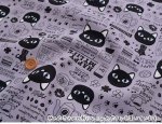 Photo4: 🐱 黑貓【日本選物｜預訂商品（約 20 日到港）】🟢🟤日本製｜100% 棉 牛津布｜趣萌動物 可愛貓喵生活｜2026年 10月 (4)
