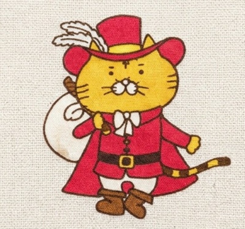 Photo2: 🐱 愉快貓咪系列【日本選物|預訂商品(約 20 日到港)】🟤日本製|棉麻帆布 Canvas : 85% 棉 + 15% 麻|Cotton Kobayashi 貓咪童話 Cosplay 🎒小紅帽貓 🍑桃太郎貓 🎃灰姑娘貓|2026年 10月