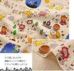 Photo3: 🐱 愉快貓咪系列【日本選物｜預訂商品（約 20 日到港）】🟤日本製｜棉麻帆布 Canvas : 85% 棉 + 15% 麻｜Cotton Kobayashi 貓咪童話 Cosplay 🎒小紅帽貓 🍑桃太郎貓 🎃灰姑娘貓｜2026年 10月 (3)