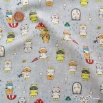 Photo9: 🐱 愉快貓咪系列【日本選物｜預訂商品（約 20 日到港）】🟤日本製｜100%棉 雙層紗布 ｜Cotton Kobayashi 貓咪童話 雨衣的小貓 晴天娃娃 小雨滴、蘑菇傘和蝸牛｜2026年 10月 (9)